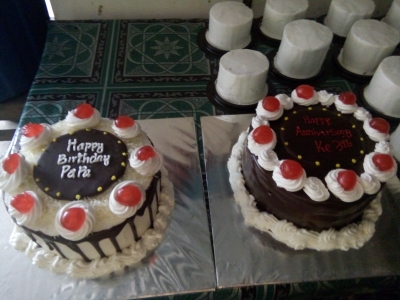 kue tart ultah&black forest
