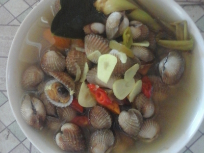 Kerang Rebus Garang asem Kerang