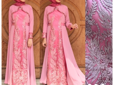 Dress tille kombinasi cerutty